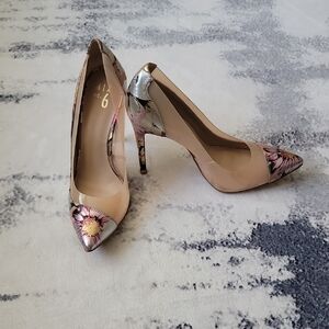 Elegant Floral High Heels